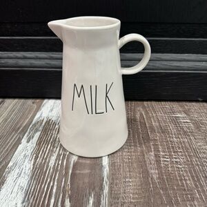Rae Dunn White Milk Pitcher